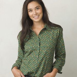 Prana Salinda top , floral design XS
